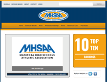 Tablet Screenshot of mhsaa.ca